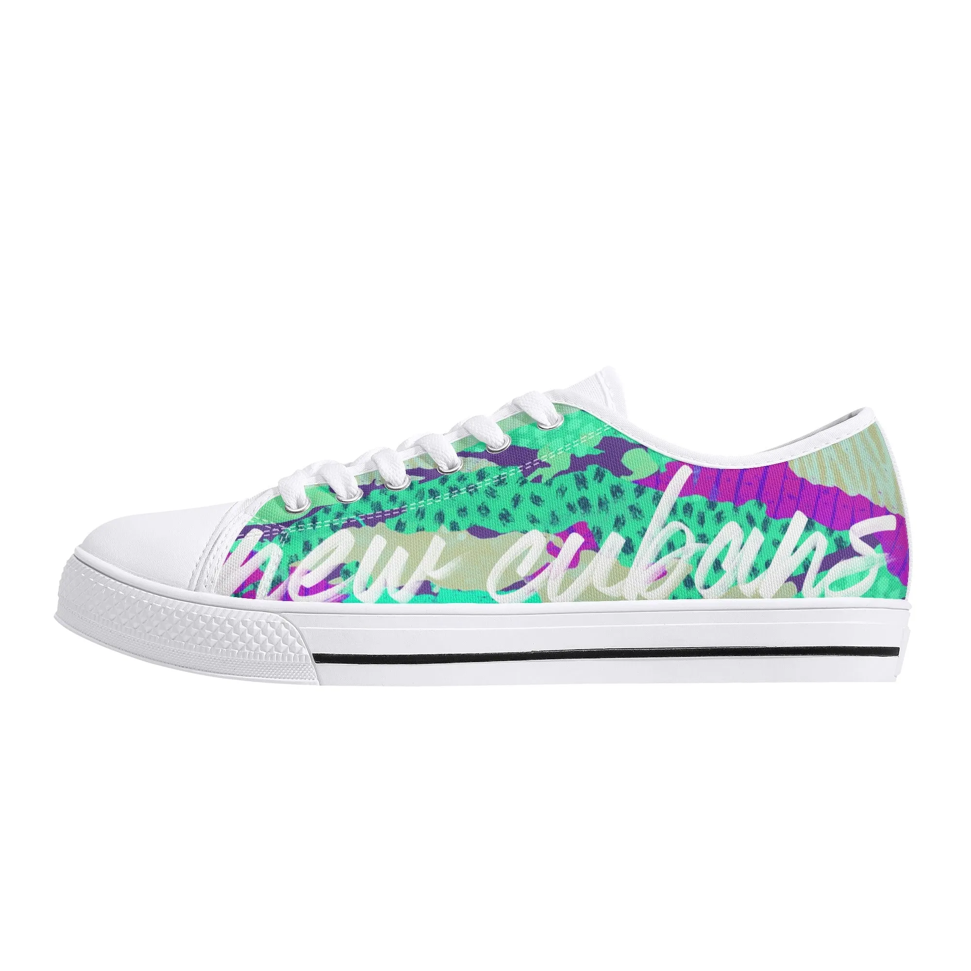 Camo-Flash Mens Low Top Canvas Shoes