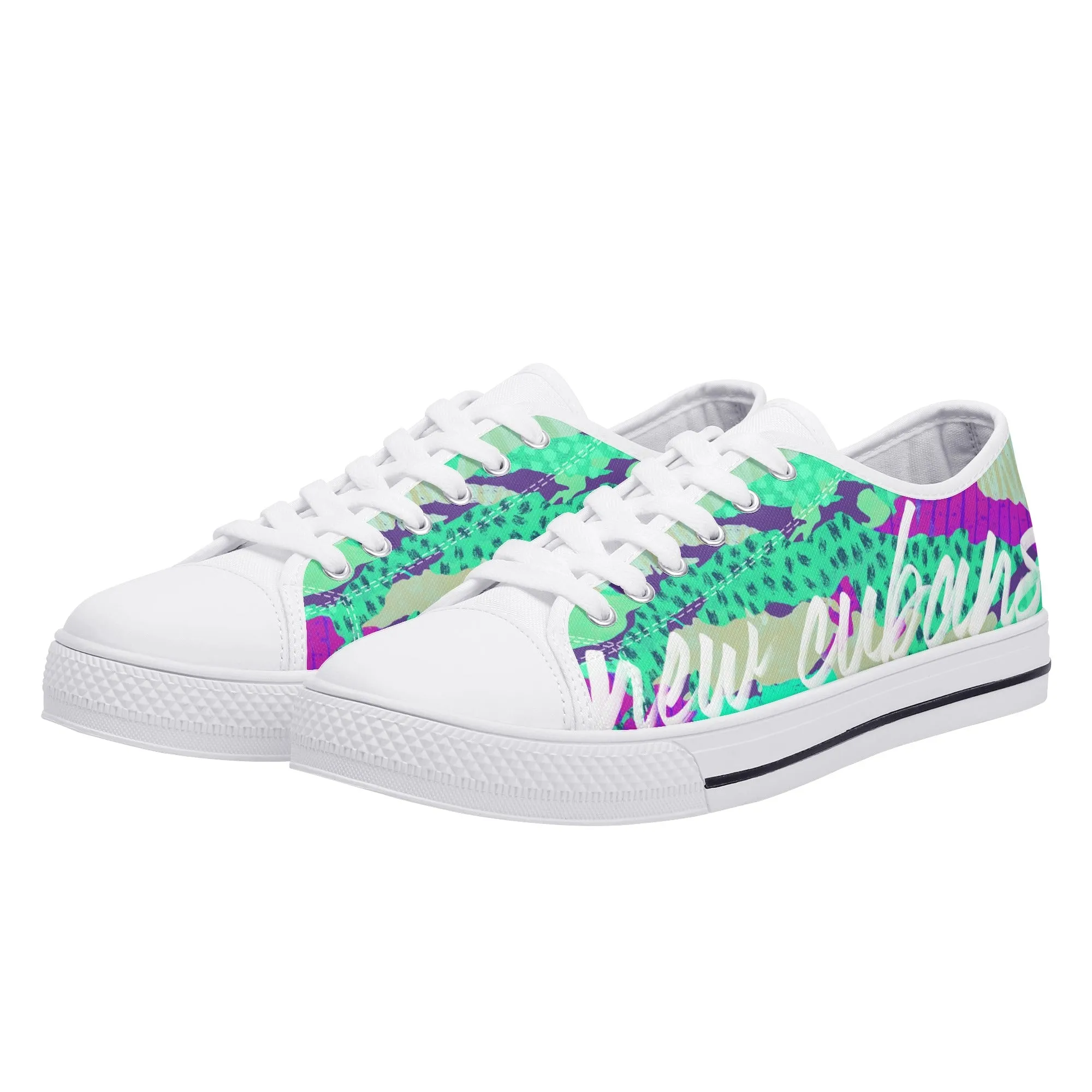 Camo-Flash Mens Low Top Canvas Shoes