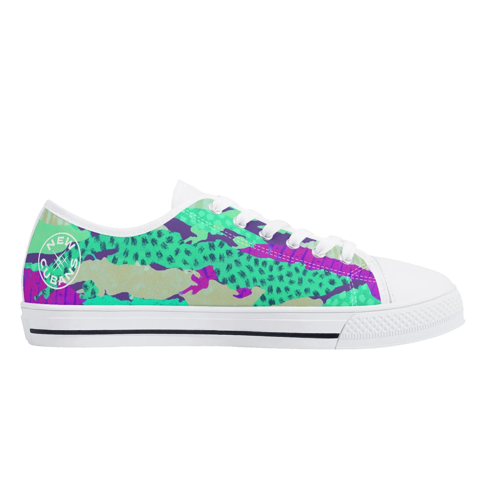Camo-Flash Mens Low Top Canvas Shoes