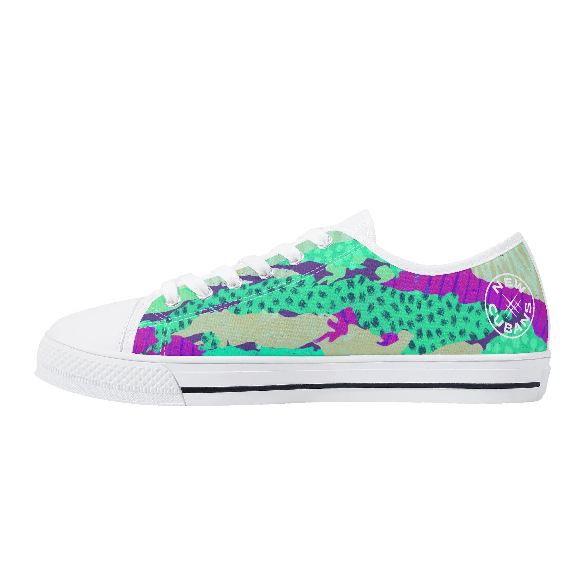 Camo-Flash Mens Low Top Canvas Shoes