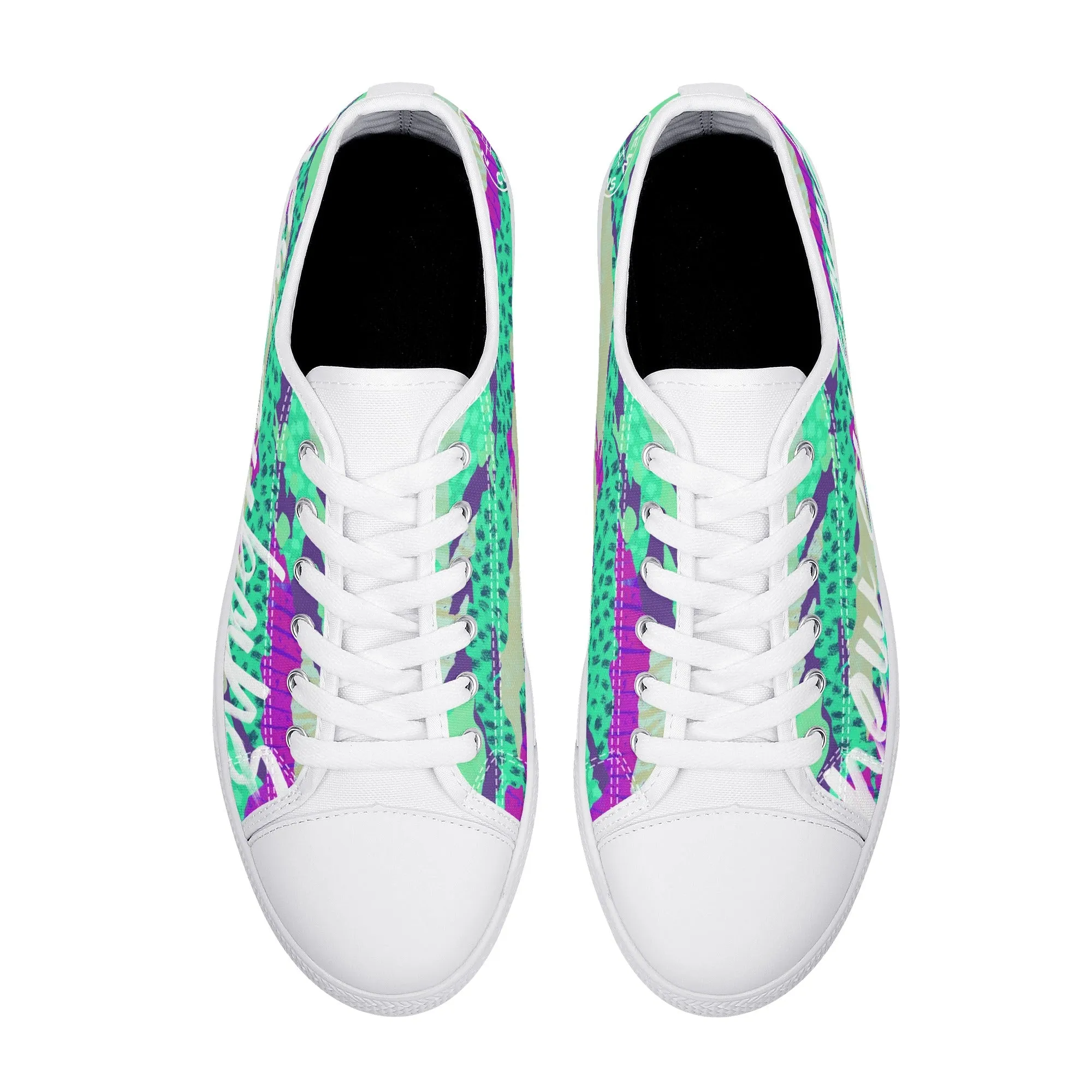 Camo-Flash Mens Low Top Canvas Shoes