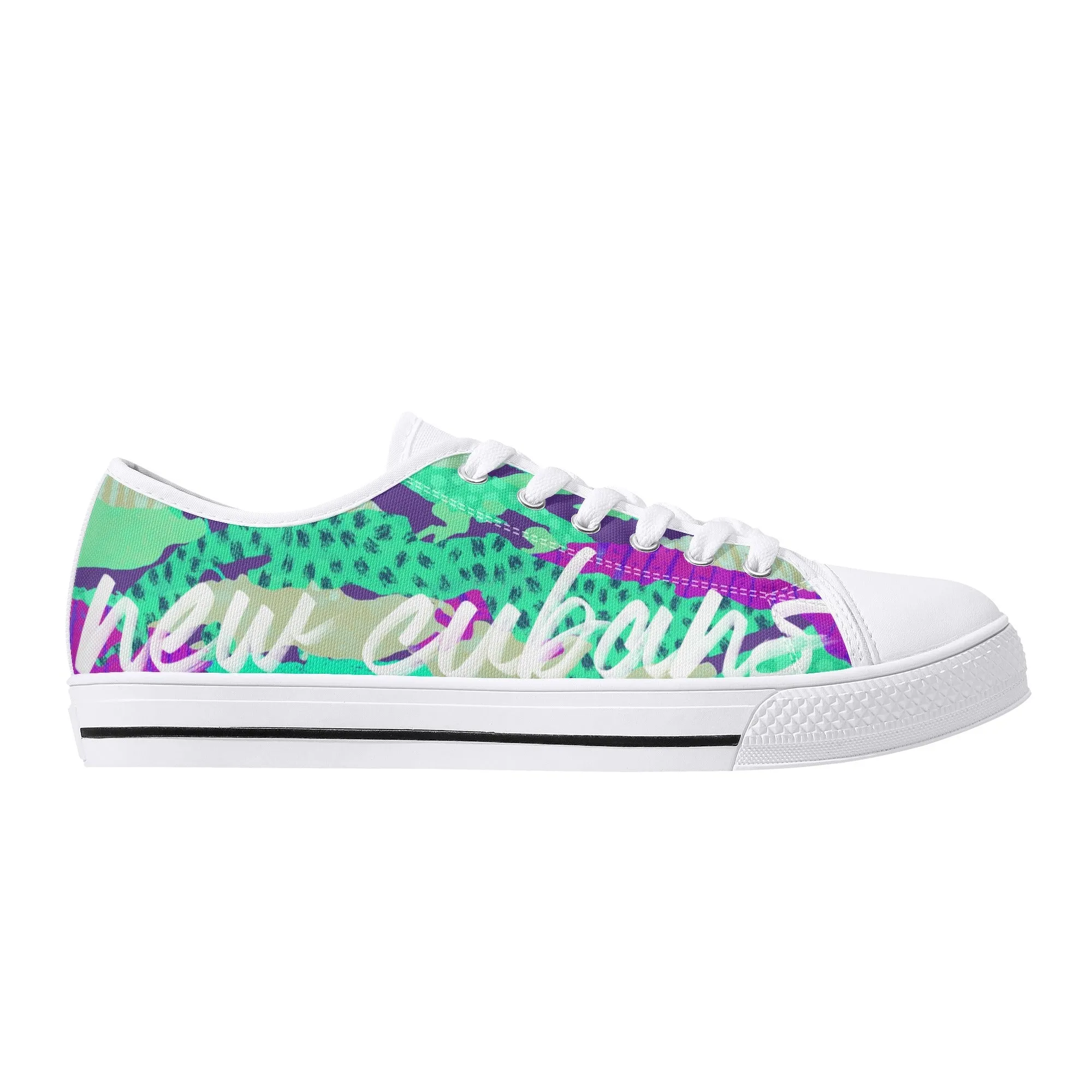 Camo-Flash Mens Low Top Canvas Shoes