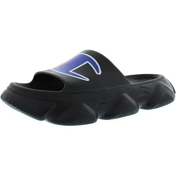 Champion Boys Meloso Squish SL Slipon Sandal Shoes CP101875Y Black Youth Size 5