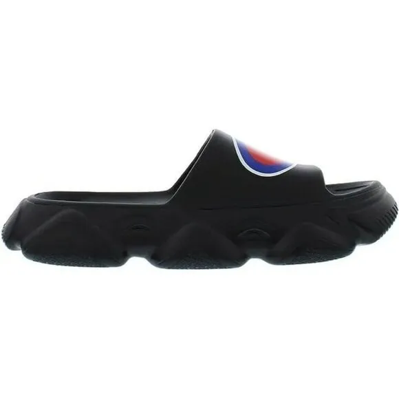 Champion Boys Meloso Squish SL Slipon Sandal Shoes CP101875Y Black Youth Size 5