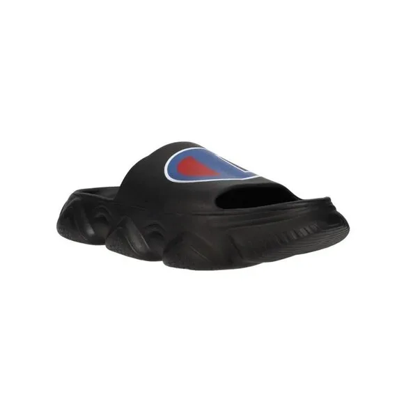 Champion Boys Meloso Squish SL Slipon Sandal Shoes CP101875Y Black Youth Size 5
