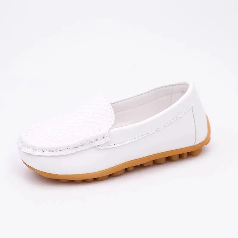 Children Shoe PU Leather Casual Shoe Boy Girl Shoe Soft Comfortable Loafers Slip on Kid Shoes