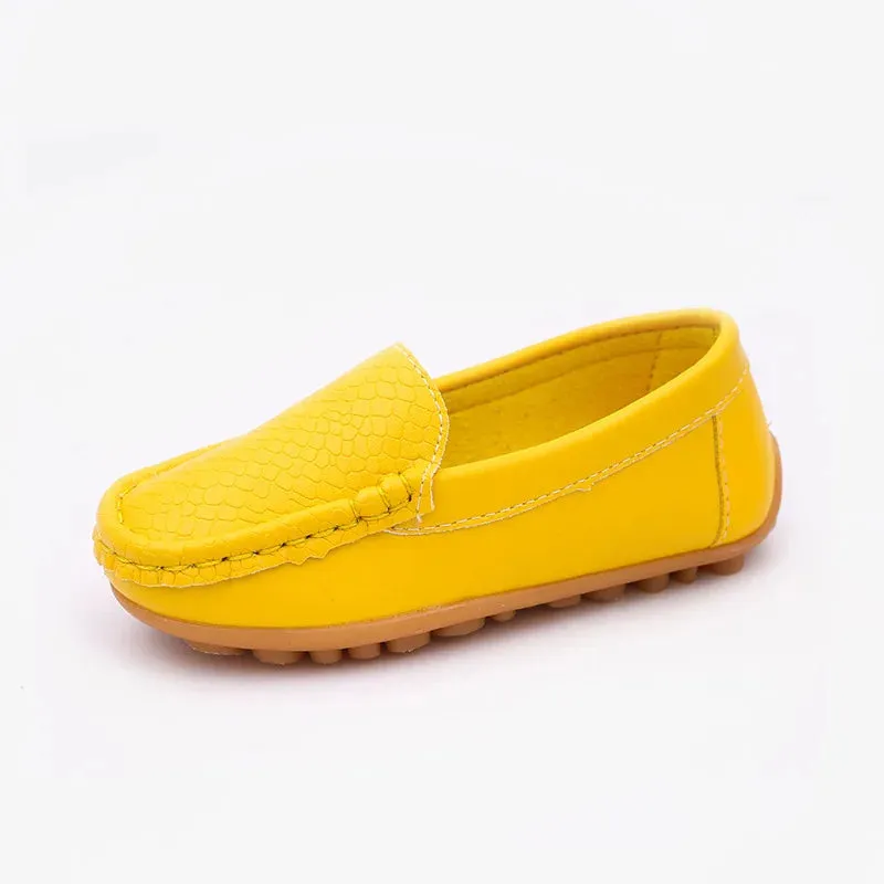 Children Shoe PU Leather Casual Shoe Boy Girl Shoe Soft Comfortable Loafers Slip on Kid Shoes