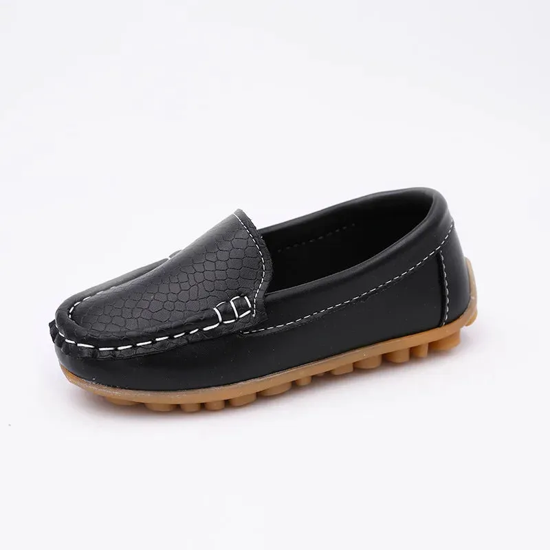 Children Shoe PU Leather Casual Shoe Boy Girl Shoe Soft Comfortable Loafers Slip on Kid Shoes