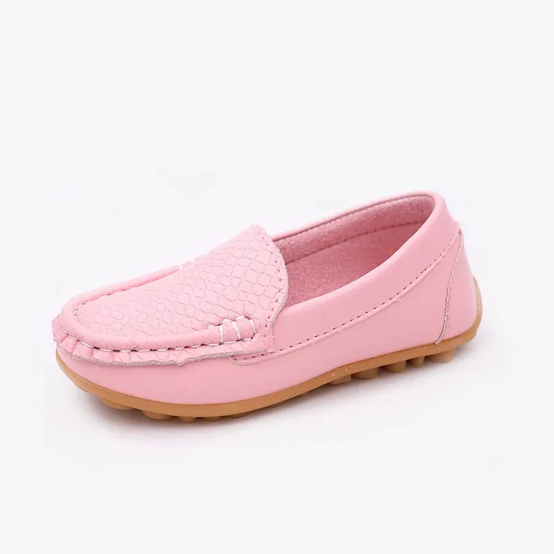 Children Shoe PU Leather Casual Shoe Boy Girl Shoe Soft Comfortable Loafers Slip on Kid Shoes
