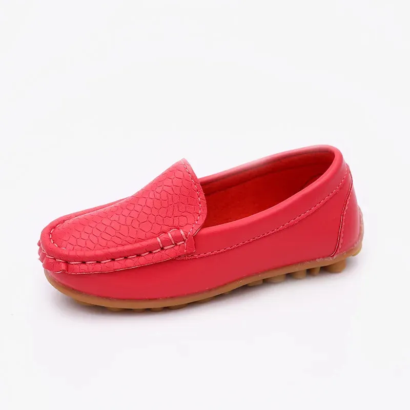 Children Shoe PU Leather Casual Shoe Boy Girl Shoe Soft Comfortable Loafers Slip on Kid Shoes