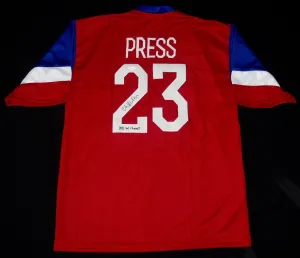 Christen Press Signed Autographed Team USA Soccer Jersey (JSA COA)