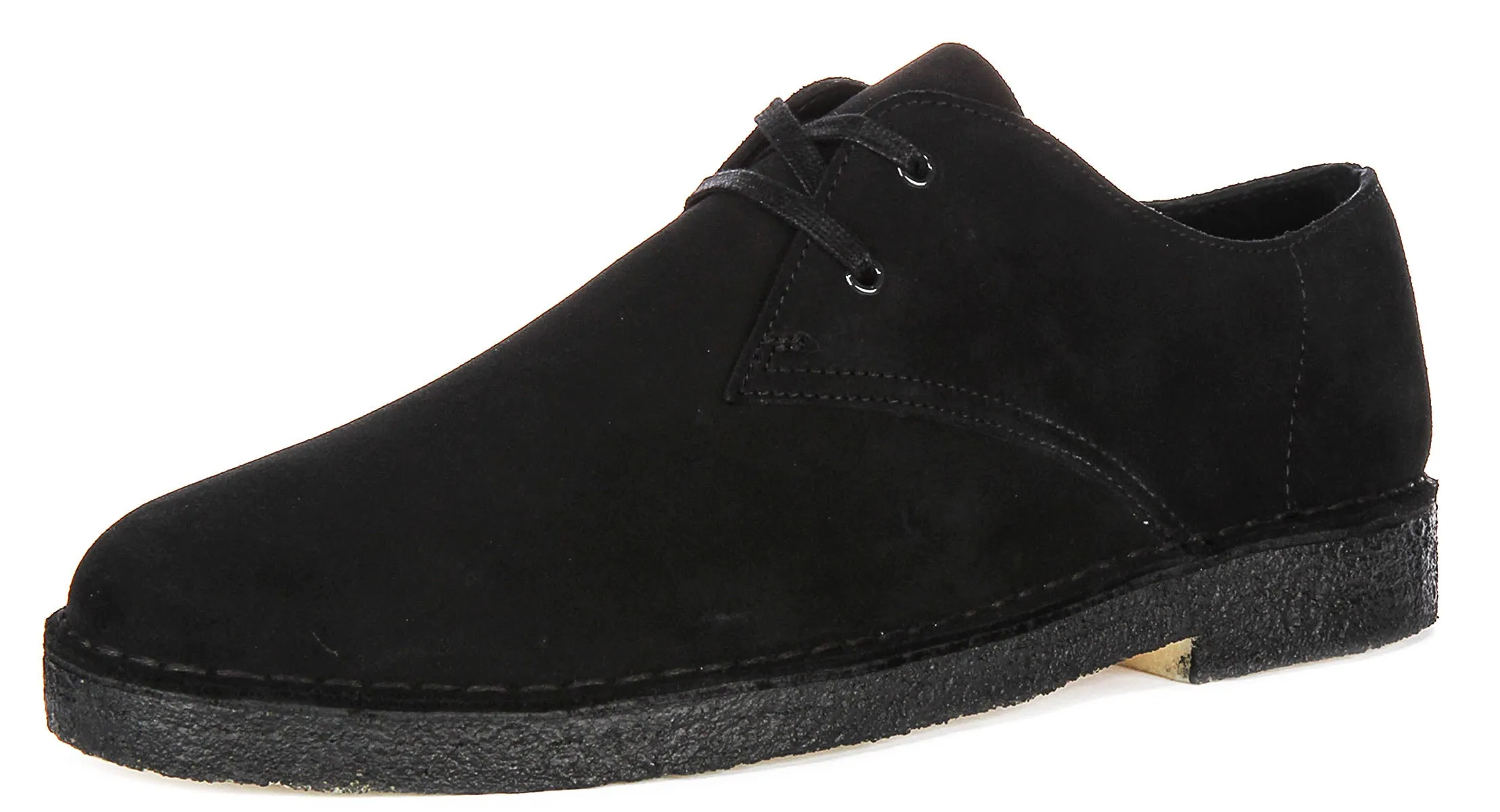 Clarks Desert Khan In Black For Men
