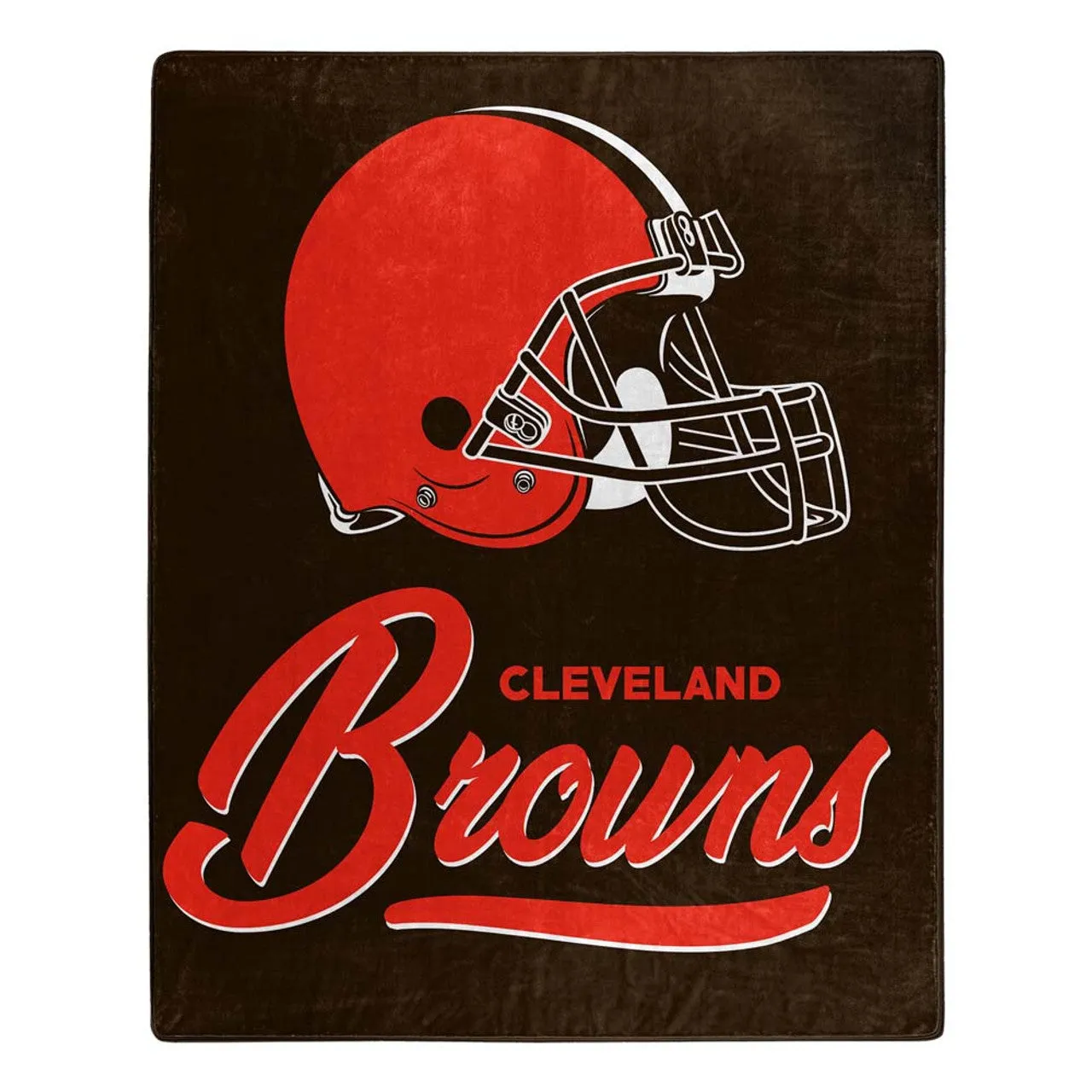 Cleveland Browns Blanket 50x60 Raschel Signature Design