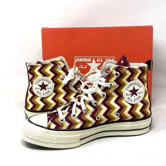Converse Chuck 70 High Sneakers Skate For Women Shoes Multicolor Canvas A04304C