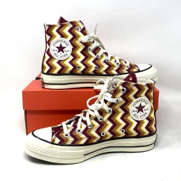 Converse Chuck 70 High Sneakers Skate For Women Shoes Multicolor Canvas A04304C