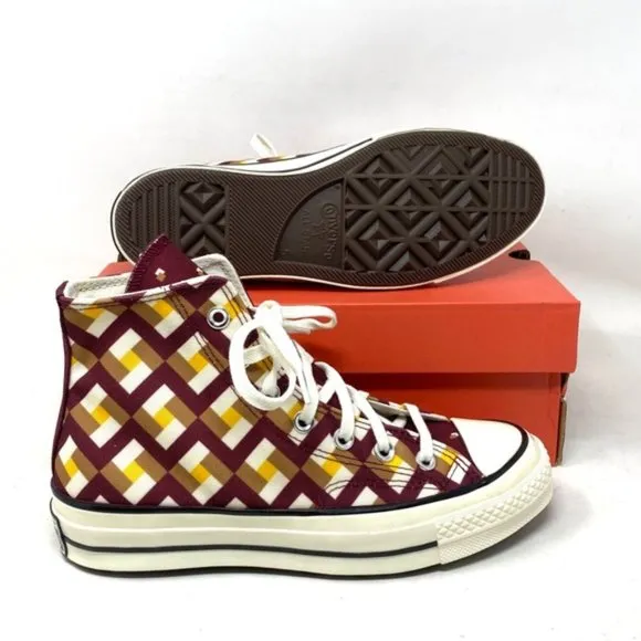 Converse Chuck 70 High Sneakers Skate For Women Shoes Multicolor Canvas A04304C