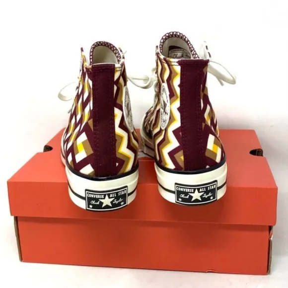 Converse Chuck 70 High Sneakers Skate For Women Shoes Multicolor Canvas A04304C