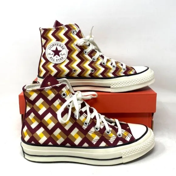 Converse Chuck 70 High Sneakers Skate For Women Shoes Multicolor Canvas A04304C