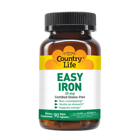 COUNTRY LIFE EASY IRON 25MG CAP 90s