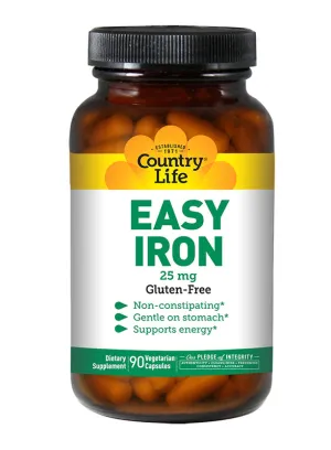 COUNTRY LIFE EASY IRON 25MG CAP 90s