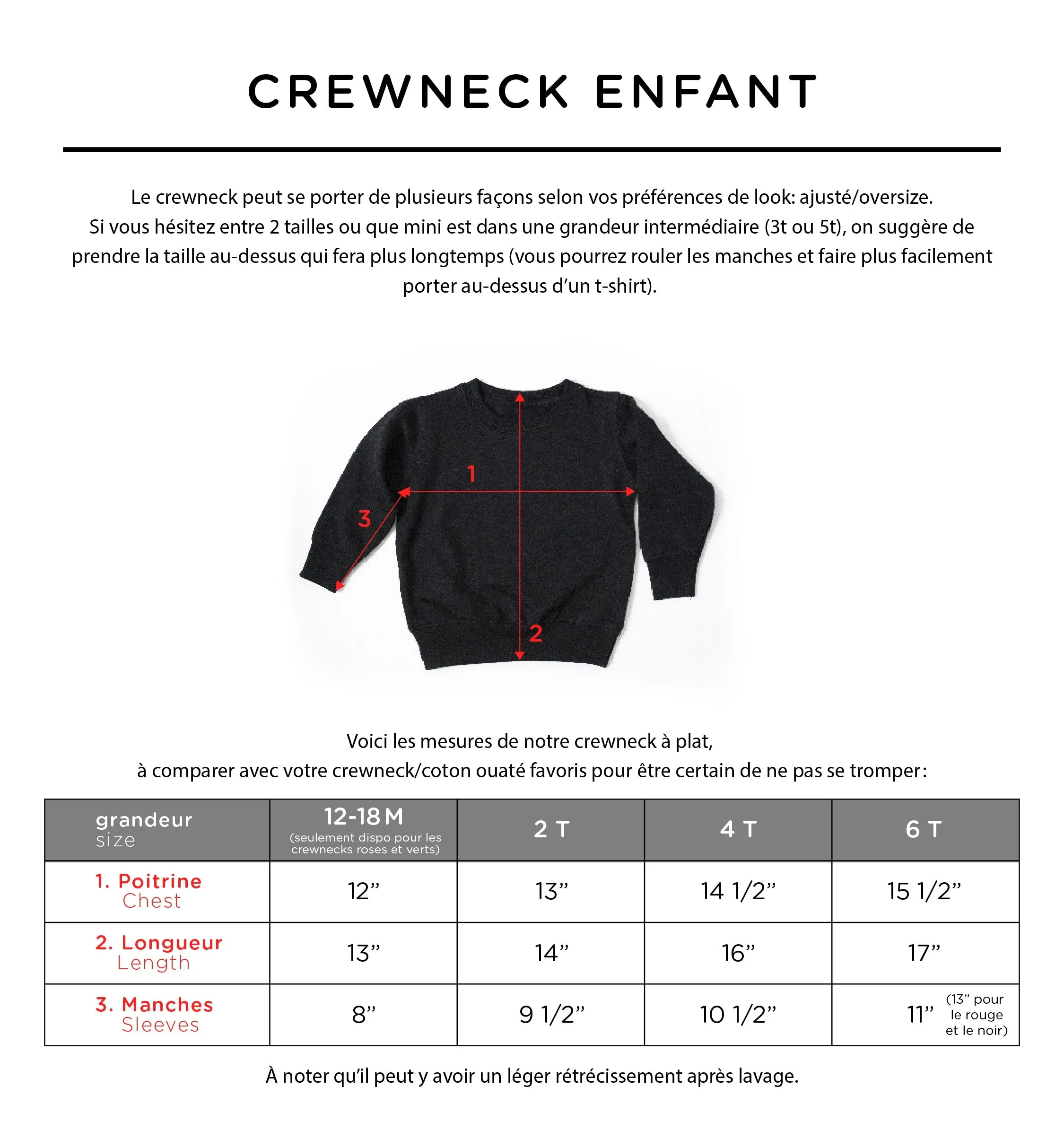 Crewneck CŒUR-SIGNATURE personnalisé avec PRÉNOM
