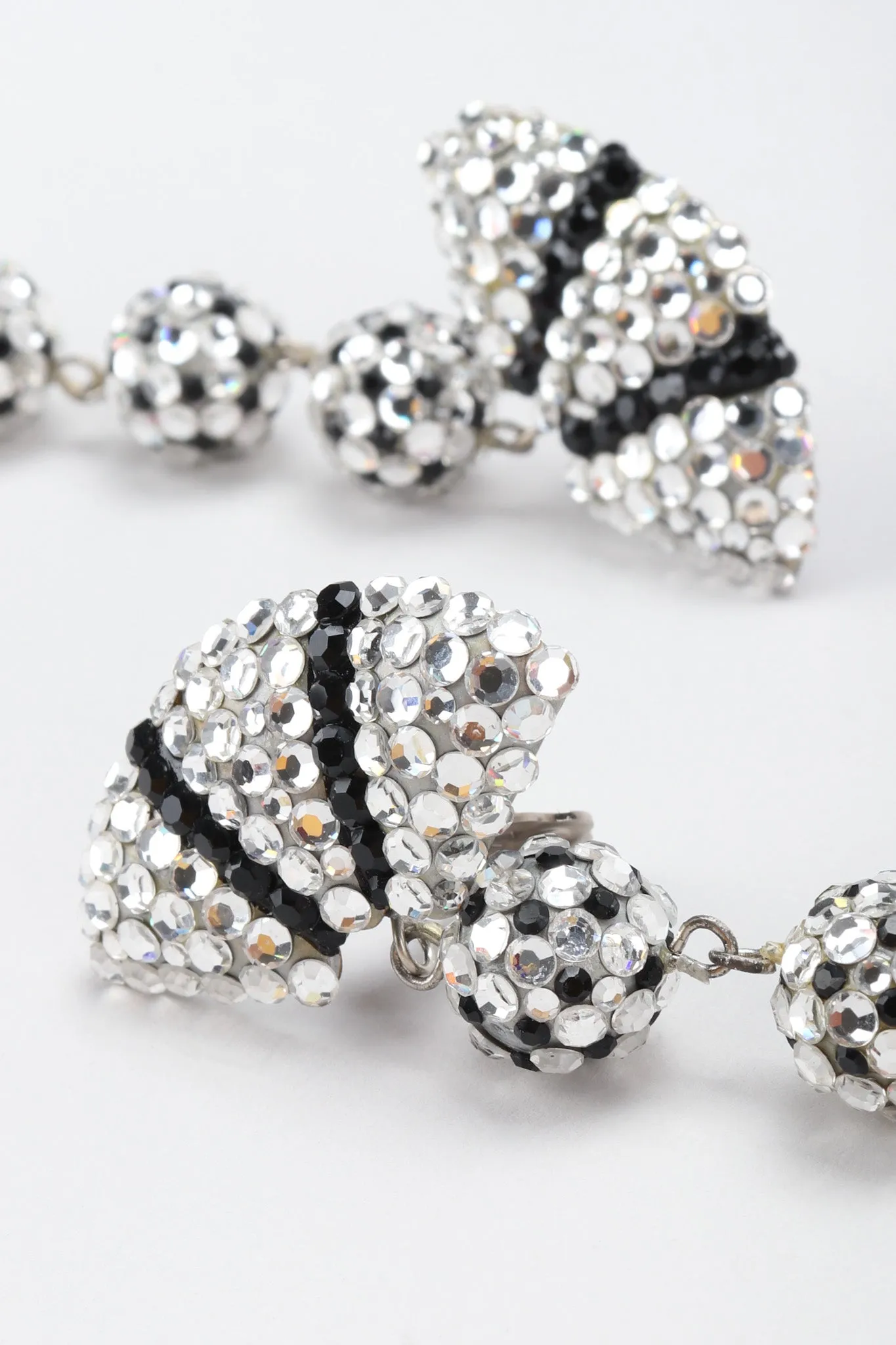 Crystal Fan Drop Earrings