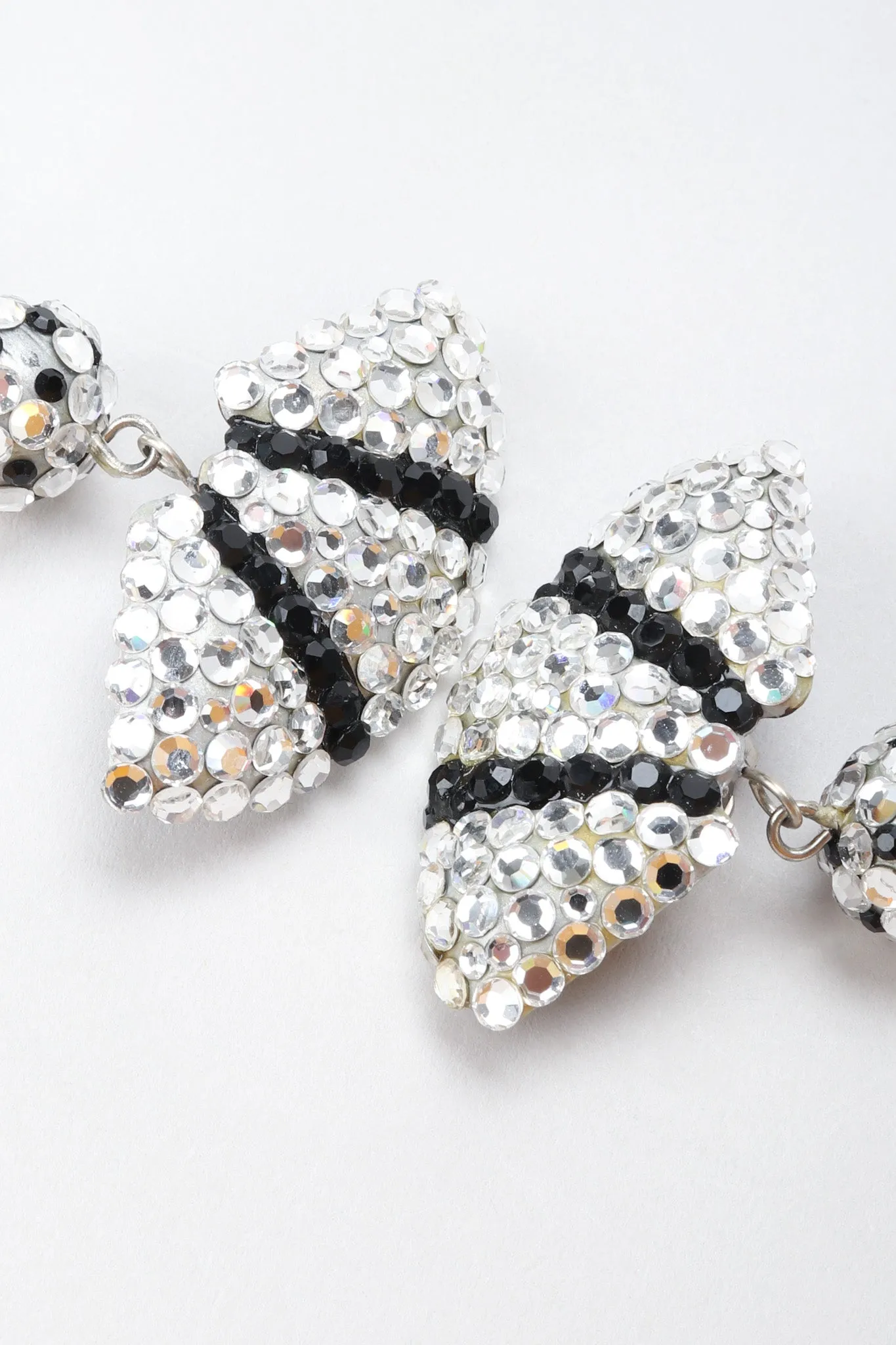 Crystal Fan Drop Earrings