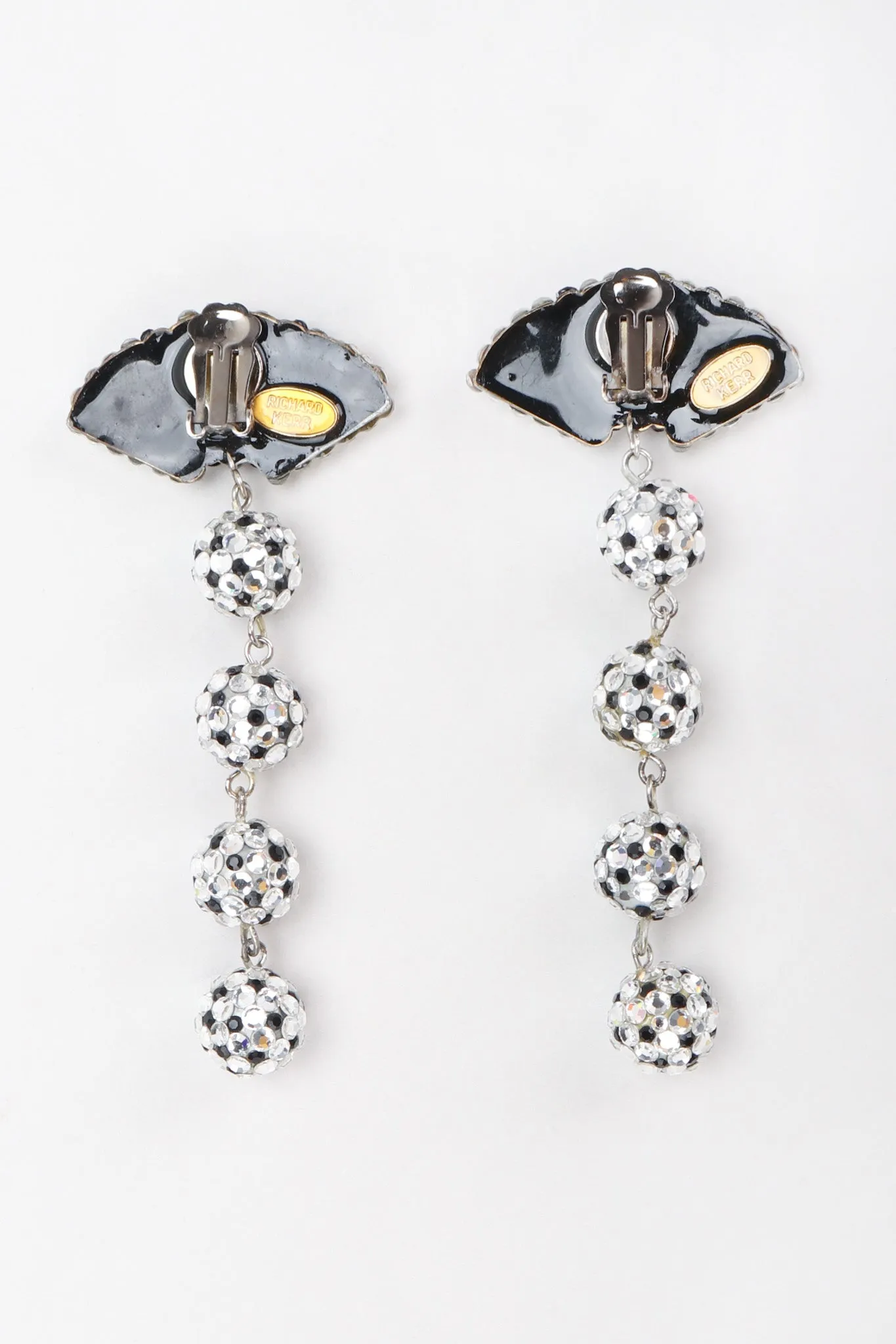 Crystal Fan Drop Earrings