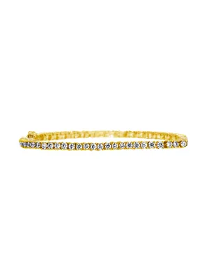CZ Tennis Bracelet - Medium - Yellow / 6"