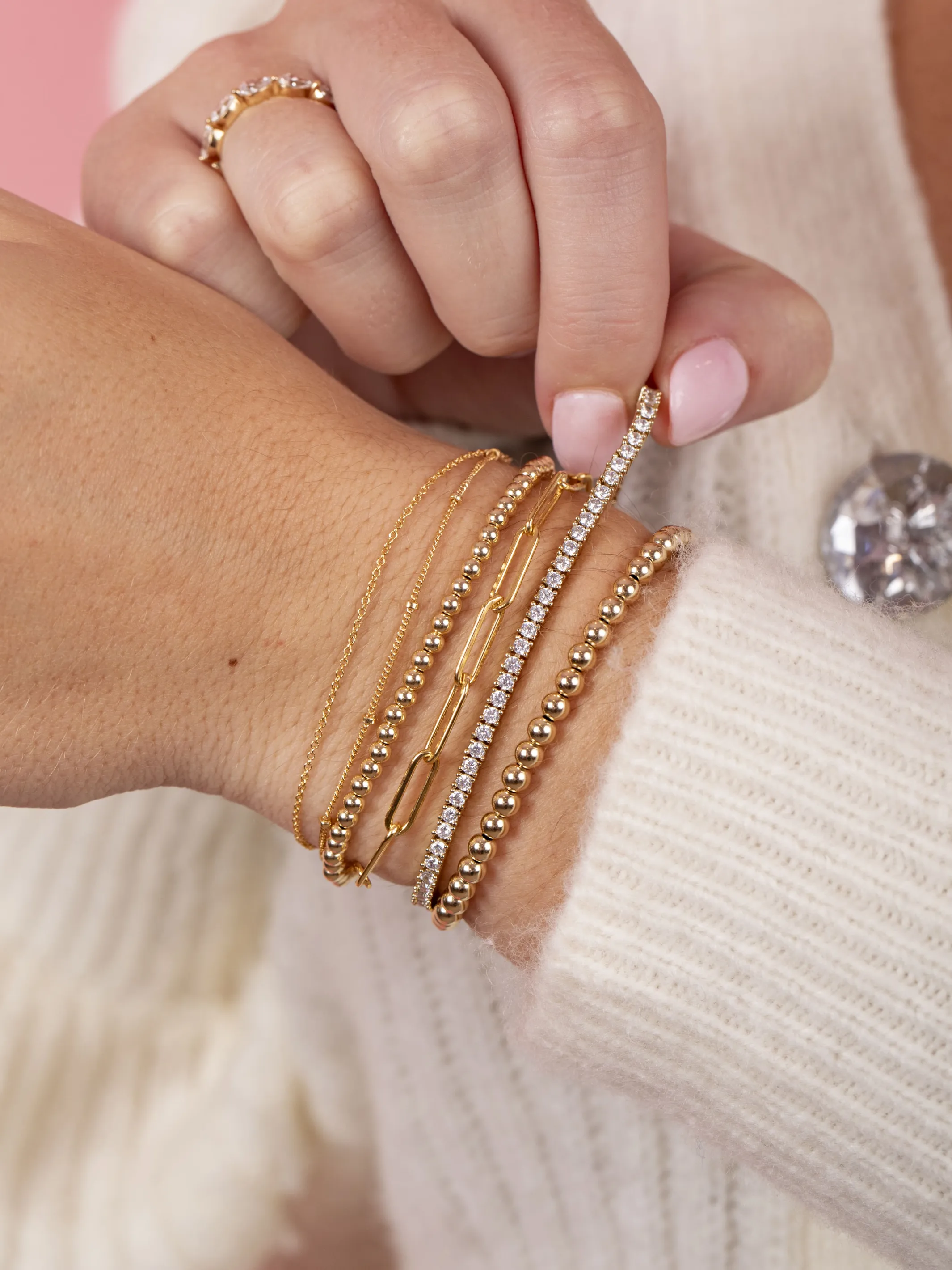 CZ Tennis Bracelet - Medium
