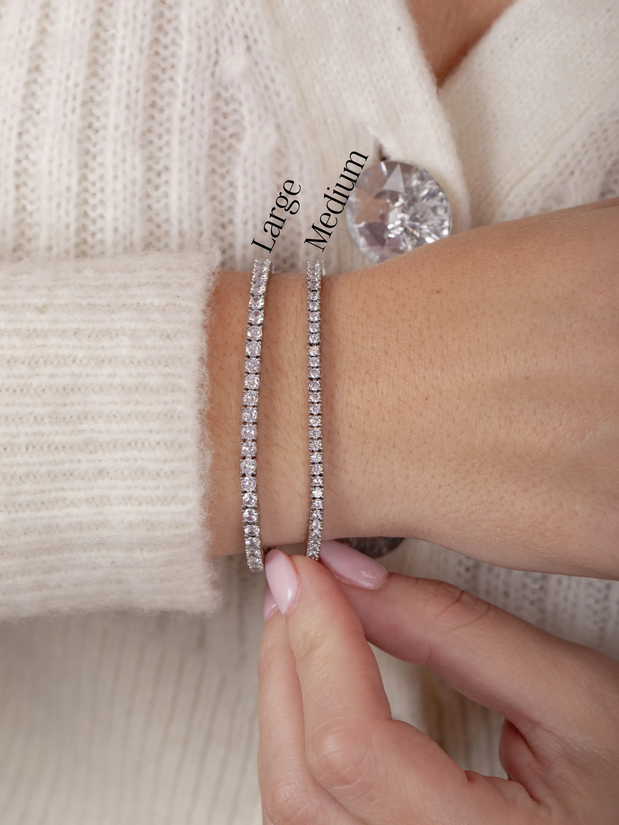 CZ Tennis Bracelet - Medium