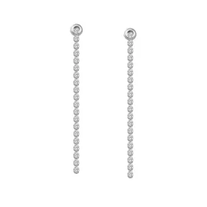 Diamond Tennis Earrings