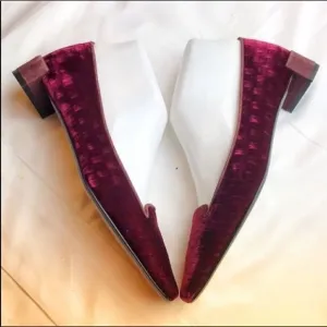 DIANE B. Low heel deep burgundy shoes.  NEW