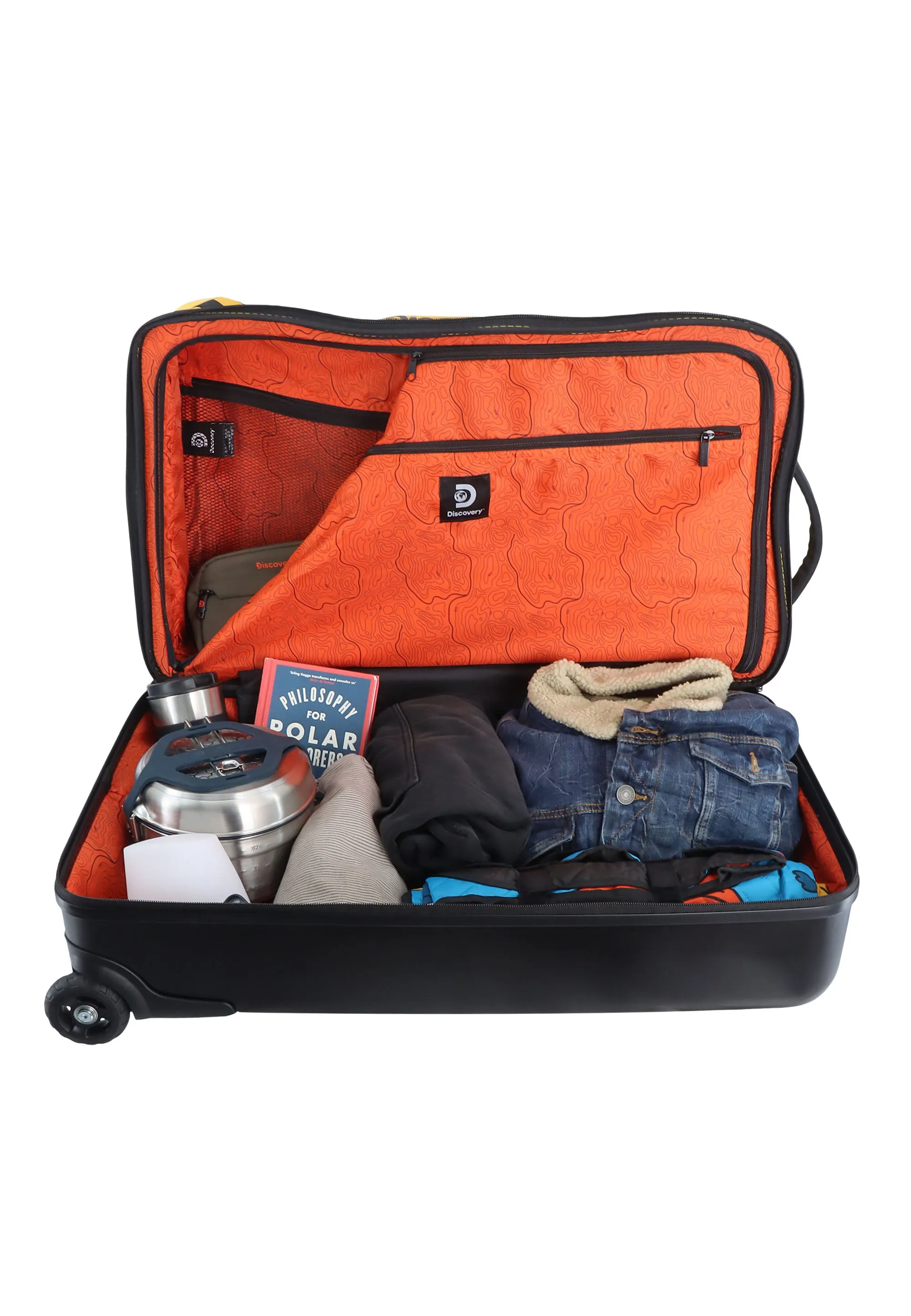 Discovery Camp Soft Luggage / Trolley / Wheel Bag Ocher