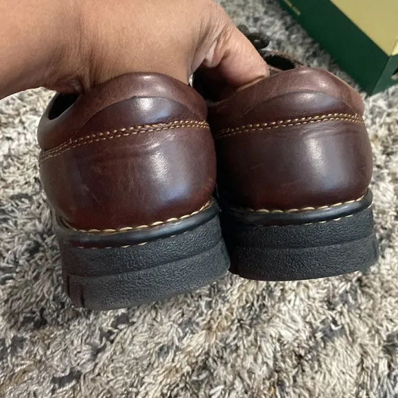 Eastland Plainview men’s brown leather upper lace shoes up size 9 medium