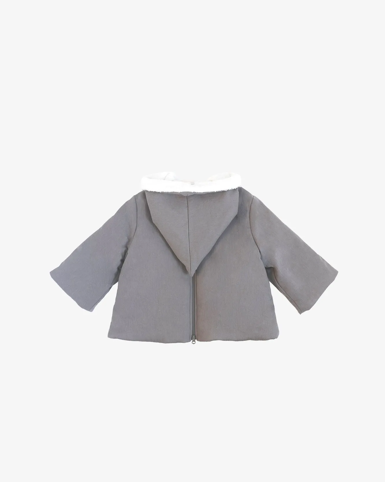 Easy On-Off Back Zip Coat