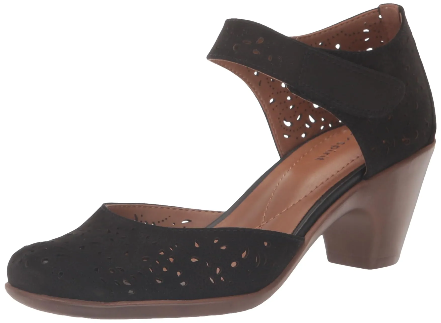 Easy Spirit womens Cindie Pump, Black 001, 8.5 Wide US