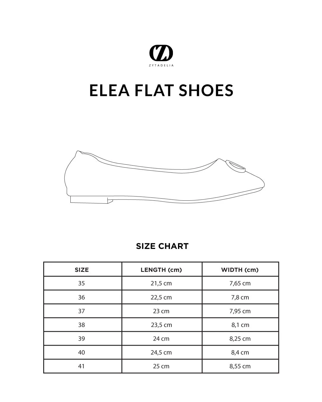 Elea Flat Shoes - Navy