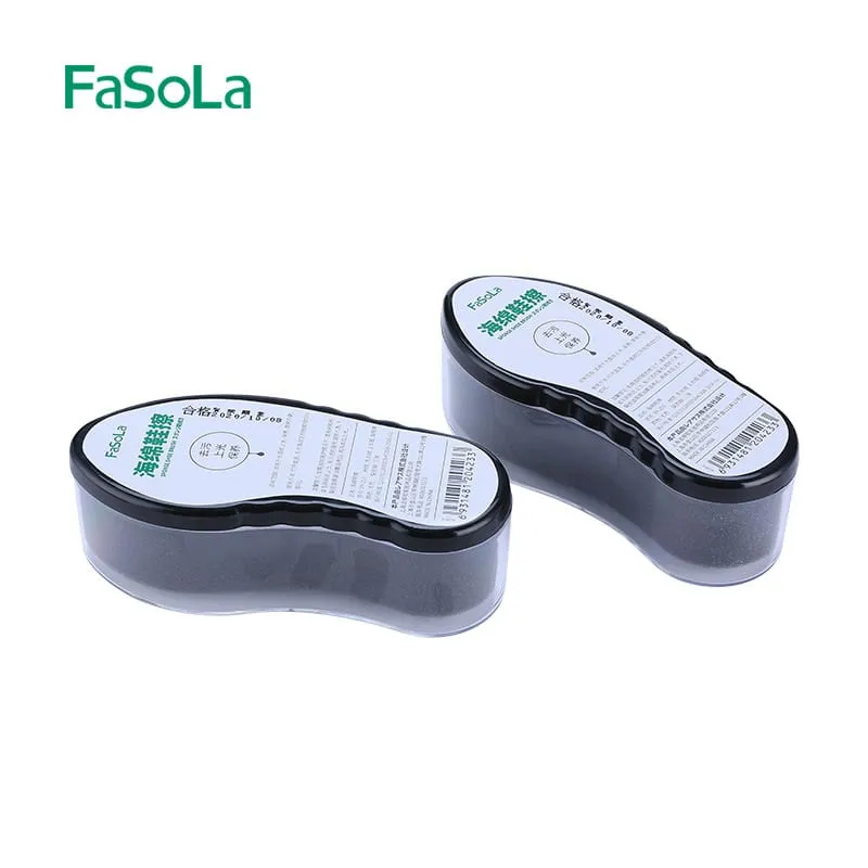 FaSoLa Portable Sponge Shoe Brush - 4.5*13cm X3