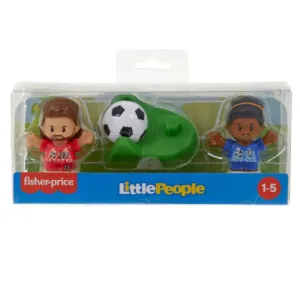 Fisher-Price Little People 2 Pack With Accessories, Soccer Coach and Player