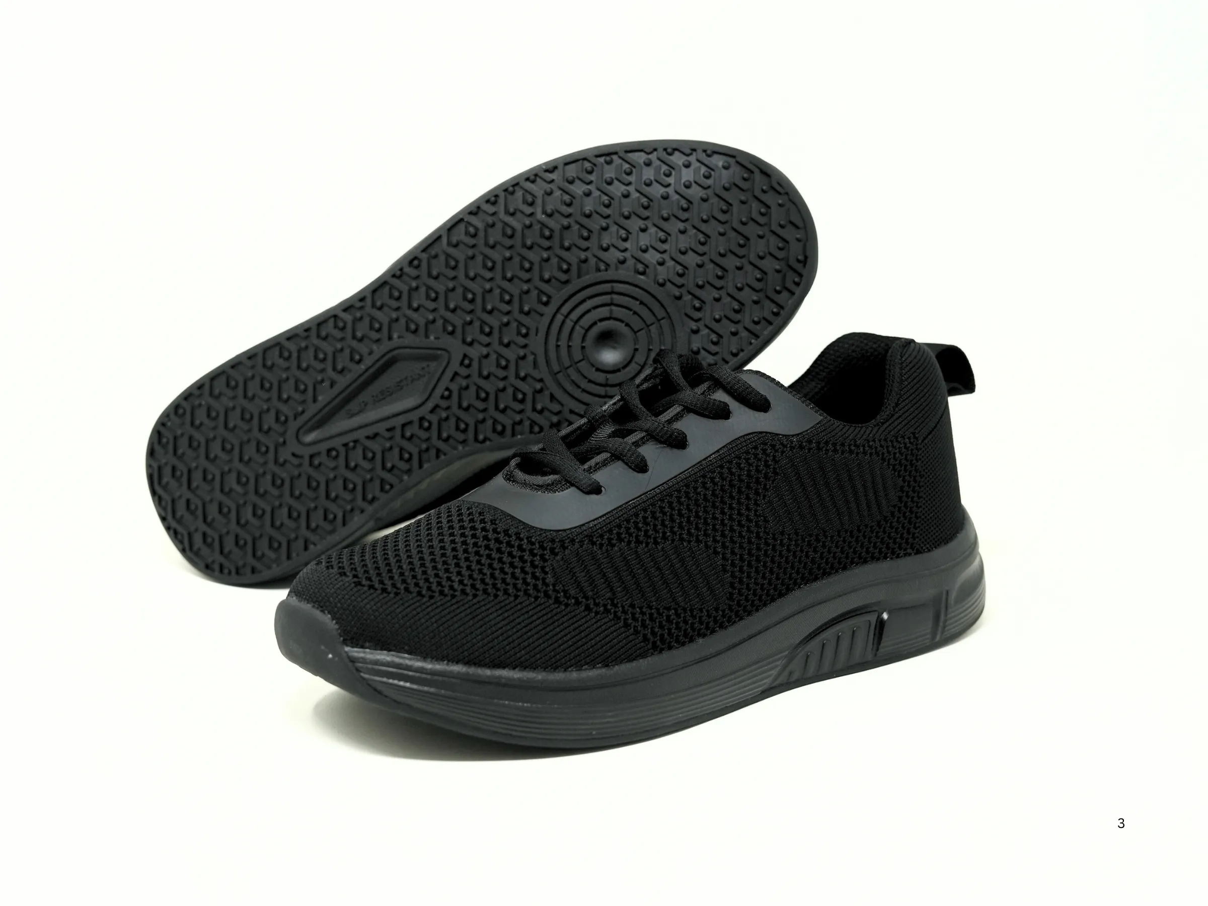 FITec 9328 Black - Lady's Added-Depth Extreme-Light Knitted Walking Shoe