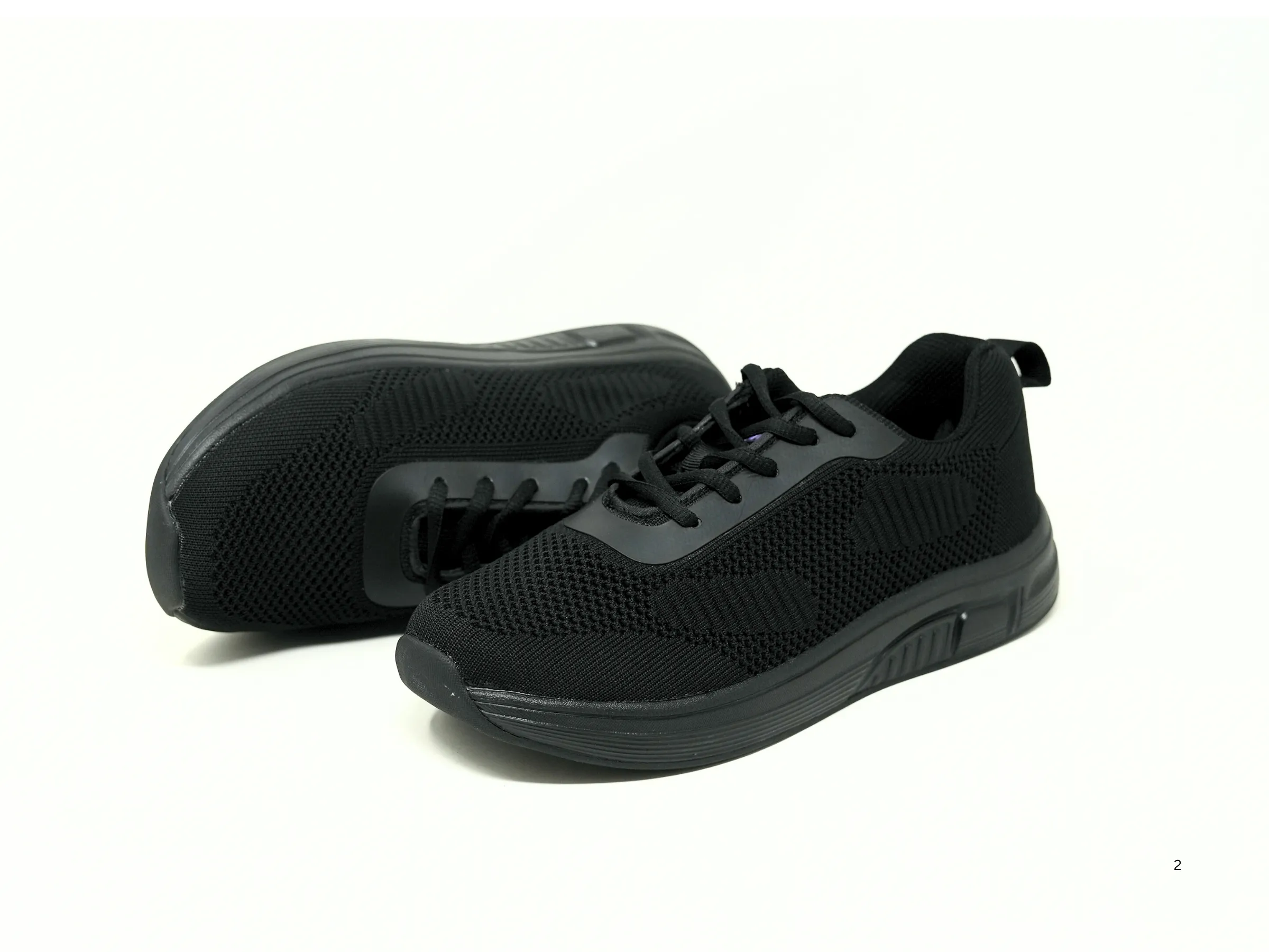 FITec 9328 Black - Lady's Added-Depth Extreme-Light Knitted Walking Shoe