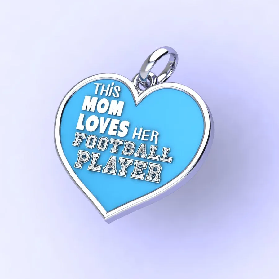 Football Mom charm (.925 silver) ** Limited Edition **