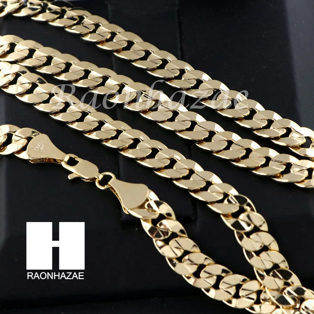 FREEMASON TENNIS CHAIN DIAMOND CUT 30" CUBAN LINK CHAIN NECKLACE S043
