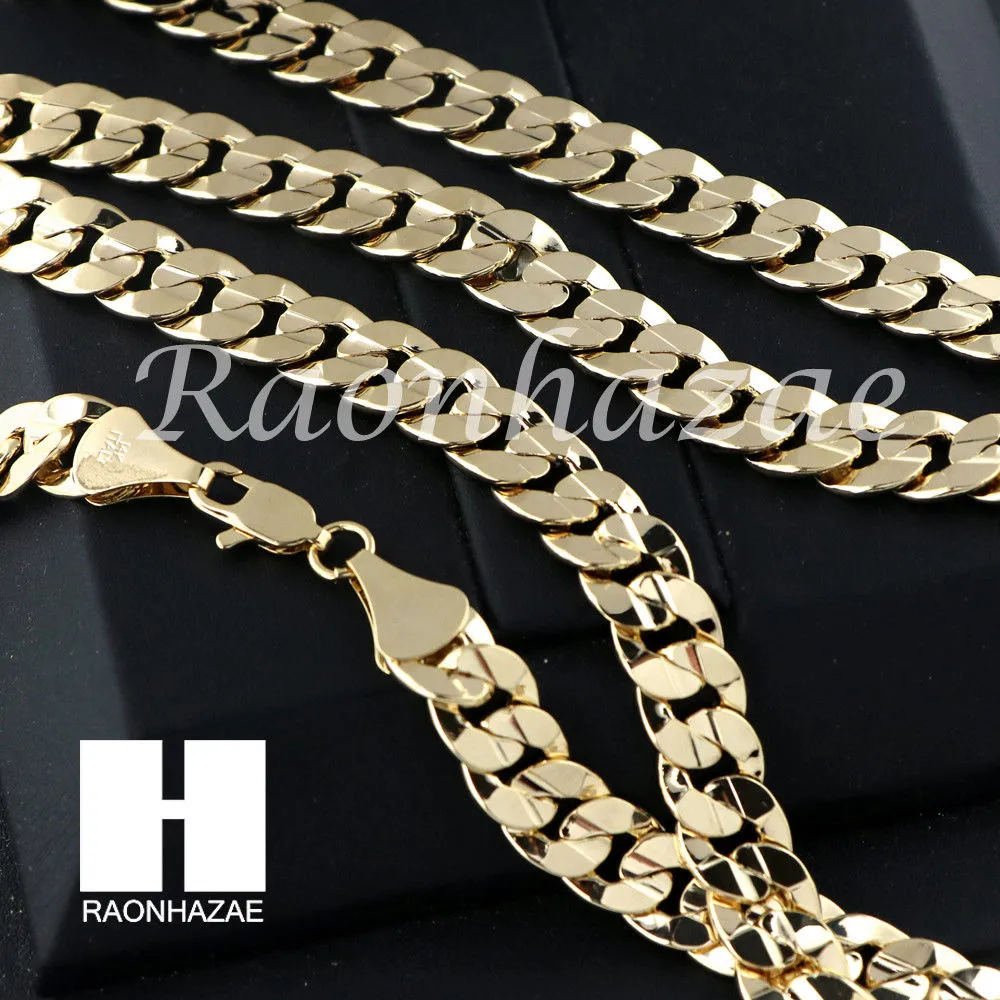 FREEMASON TENNIS CHAIN DIAMOND CUT 30" CUBAN LINK CHAIN NECKLACE S043