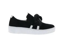 GABOR 43.333.17 BLACK/WHITE LACE UP SNEAKER