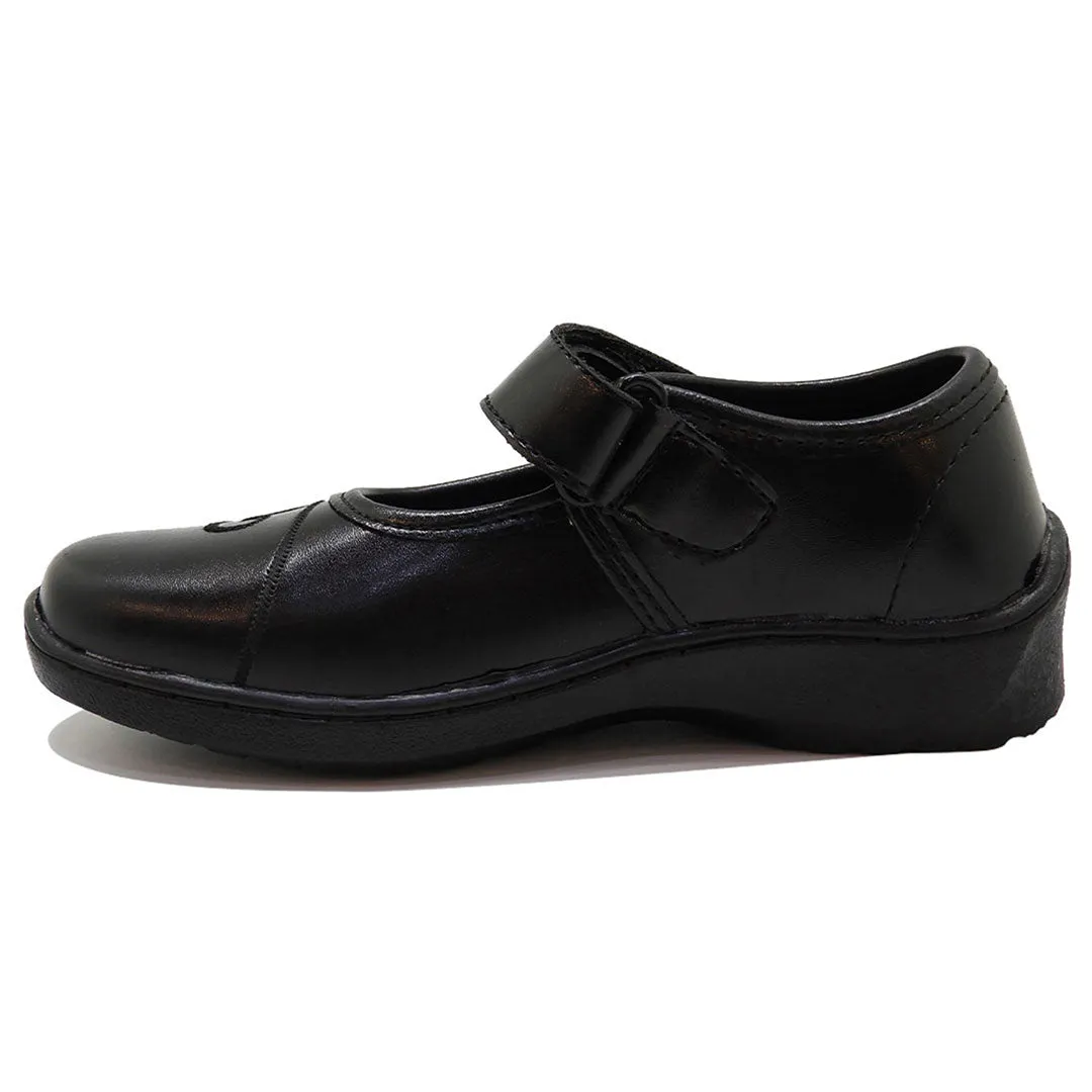 GIRLS STRAP SCHOOL SHOES CH-631