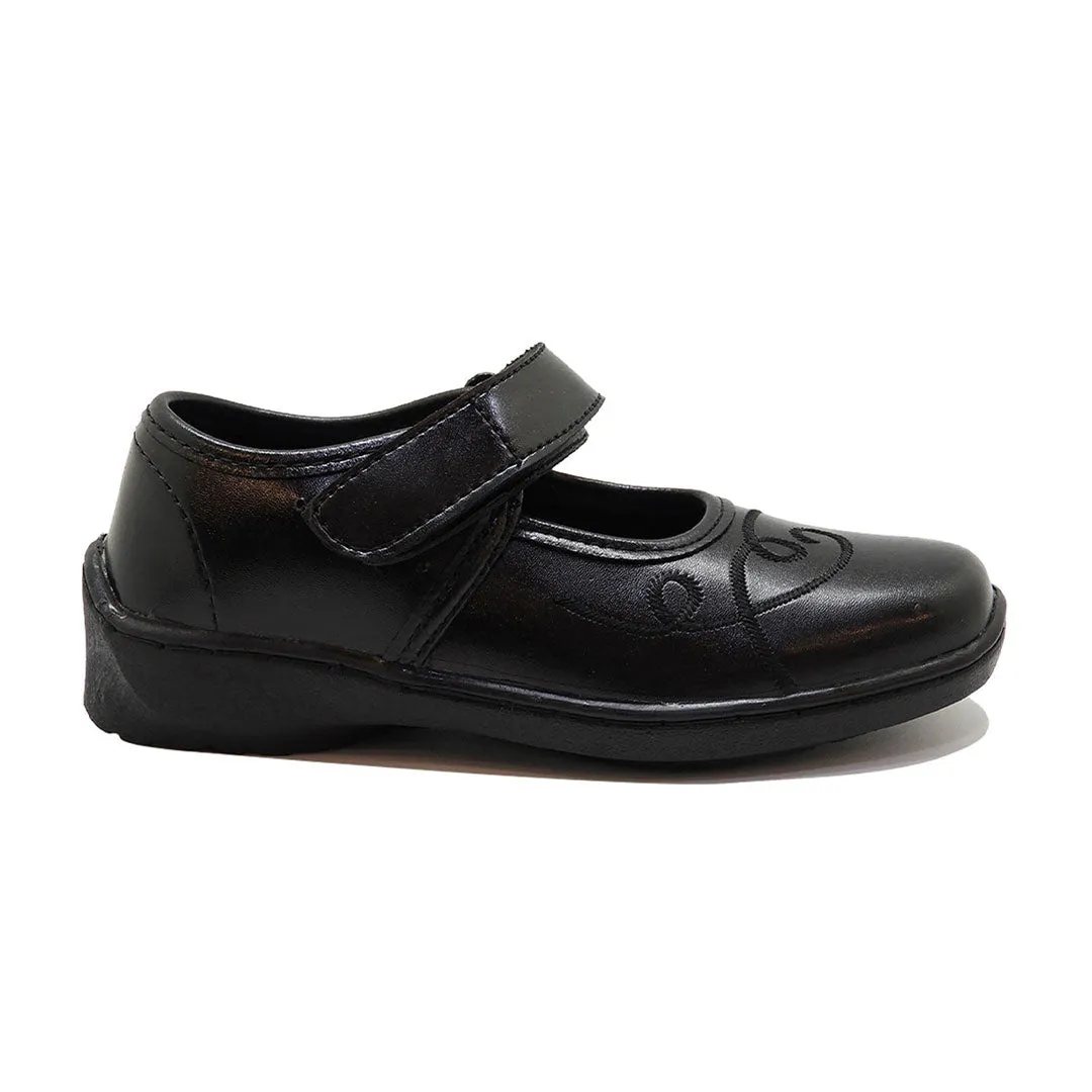 GIRLS STRAP SCHOOL SHOES CH-631