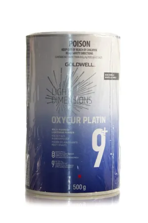 GOLDWELL OXYCUR PLATIN MULTI-PURPOSE LIGHTENING POWDER 9 LEVEL 500G