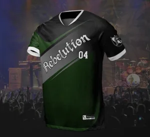 Green To Black Soccer Jersey (Unisex)
